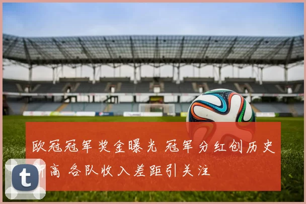 欧冠冠军奖金曝光 冠军分红创历史新高 各队收入差距引关注