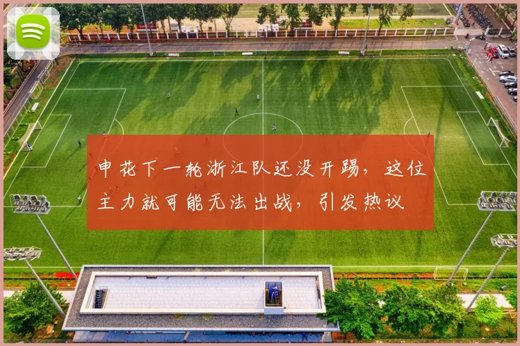 申花下一轮浙江队还没开踢,这位主力就可能无法出战,引发热议