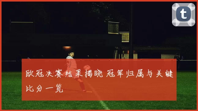 欧冠决赛结果揭晓 冠军归属与关键比分一览
