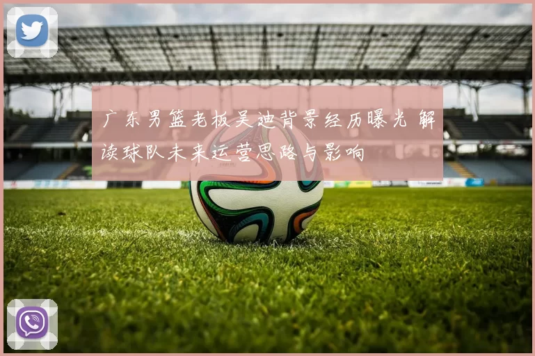 广东男篮老板吴迪背景经历曝光 解读球队未来运营思路与影响